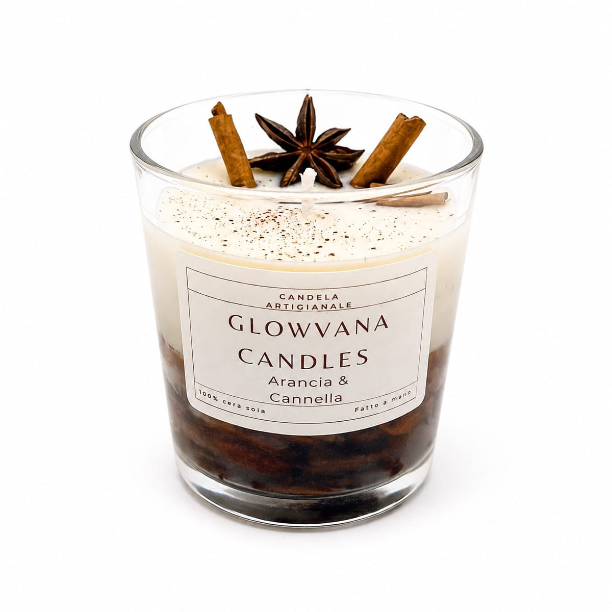 Candela profumata Arancia & Canella - GLOWVANA