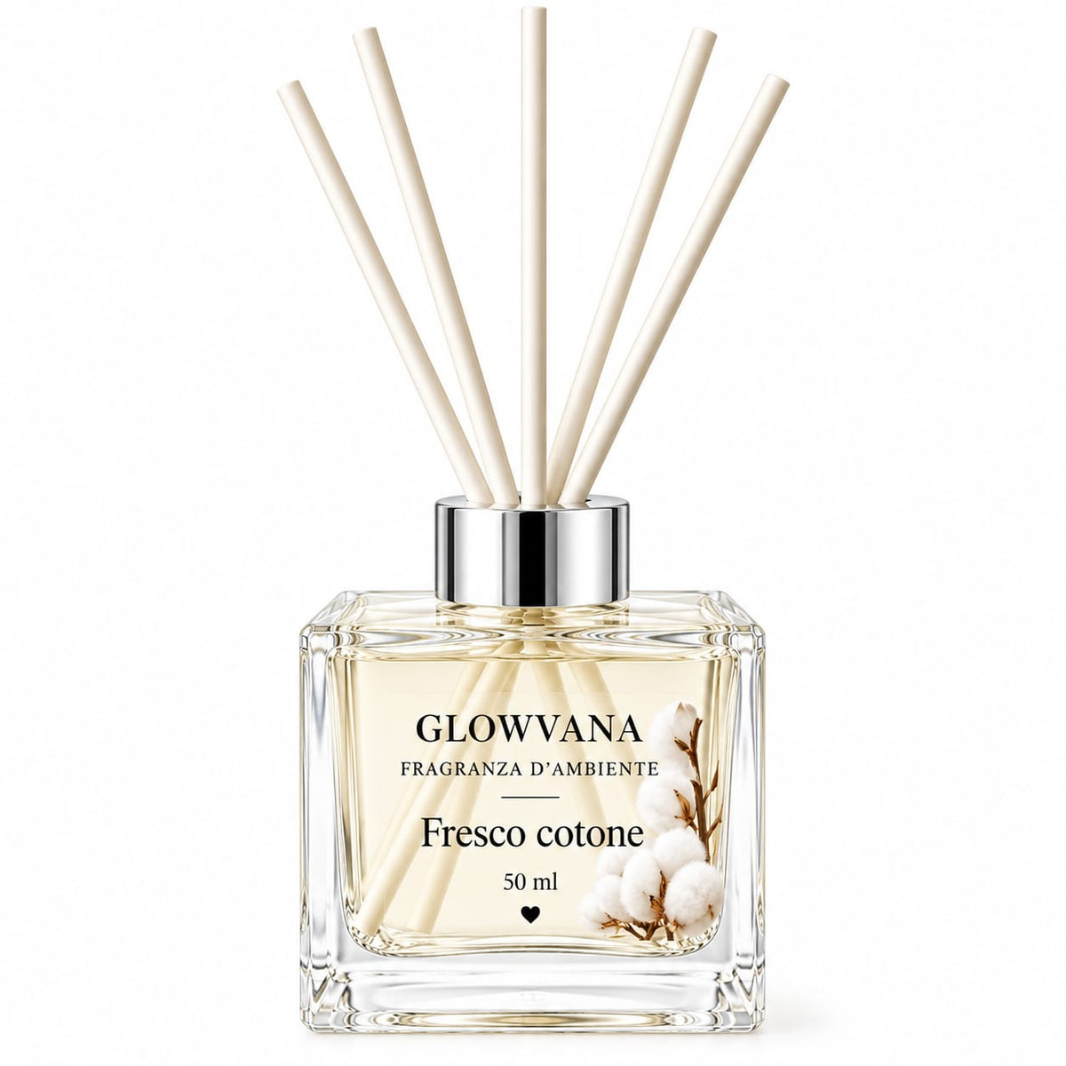 Diffusore a Bastoncini Fresco Cotone - GLOWVANA