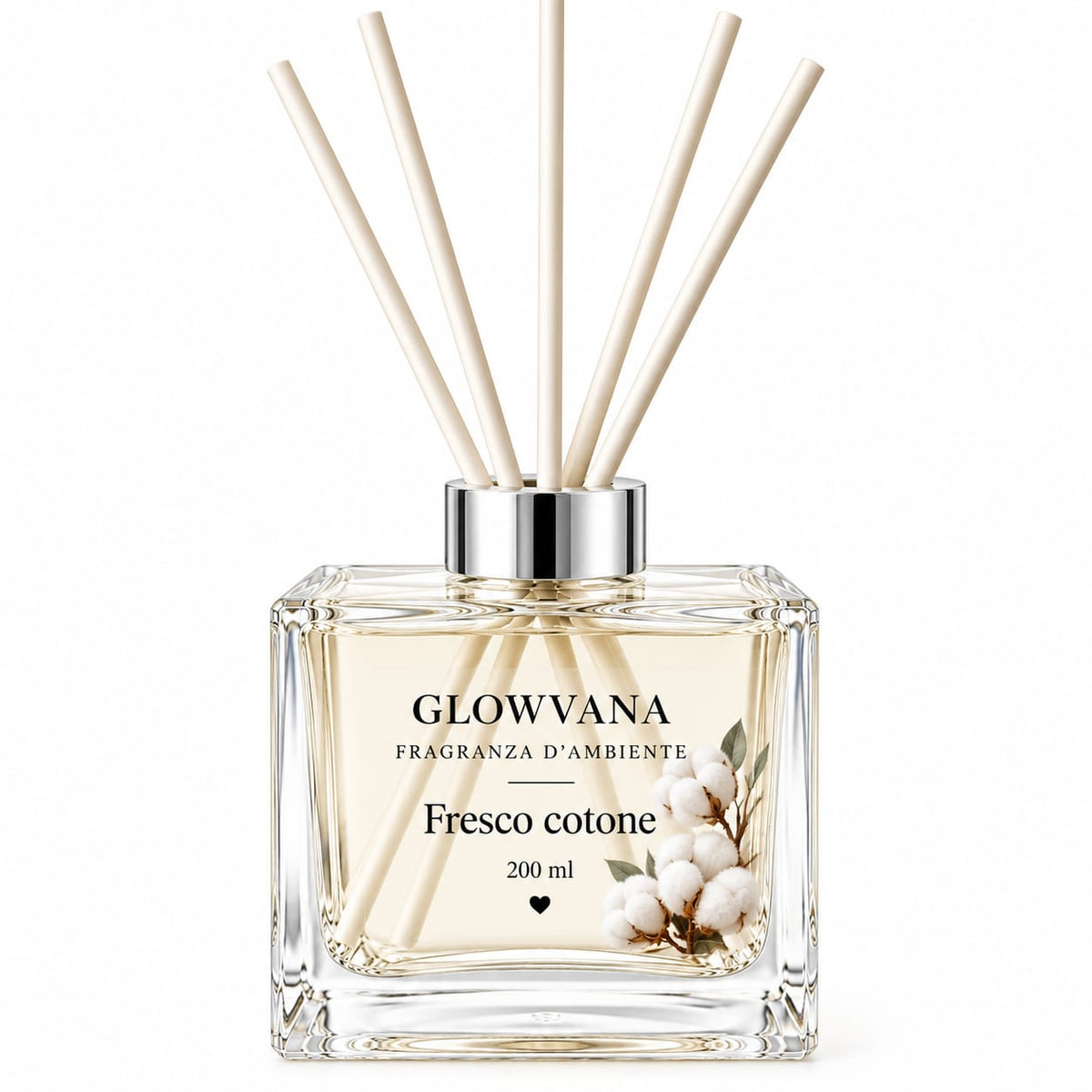 Diffusore a Bastoncini Fresco Cotone - GLOWVANA