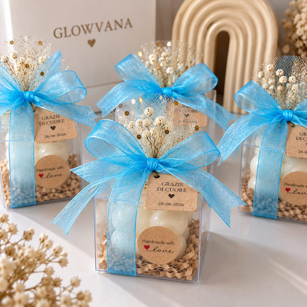 Bomboniera Candela Bubble - Personalizzabile / GLOWVANA