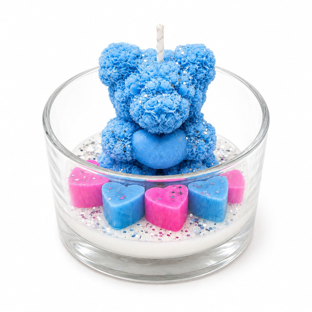 Candela Orsetto - Bomboniera Artigianale Personalizzabile/ GLOWVANA