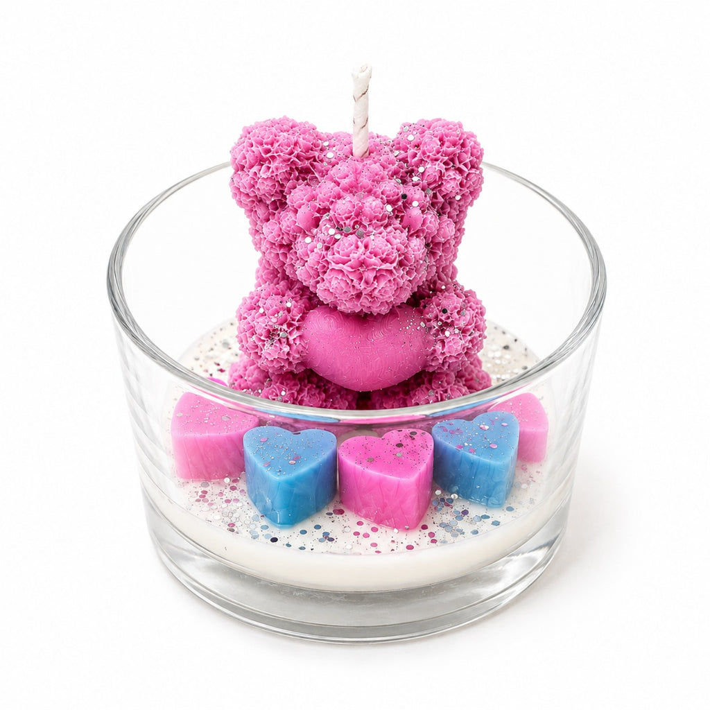 Candela Orsetto - Bomboniera Artigianale Personalizzabile/ GLOWVANA