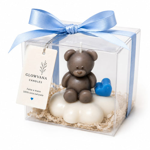 Bomboniera Candela Orsetto - Idea Regalo Personalizzabile / GLOWVANA