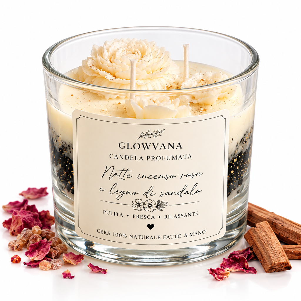 Notte d’Incenso – Incenso Rosa & Legno di Sandalo / GLOWVANA
